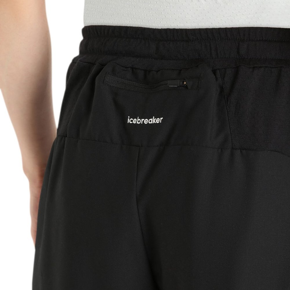 NWT! Icebreaker Men's ZoneKnit™ Merino 5.5'' Shorts Black‎  / Medium - Picture 5 of 8